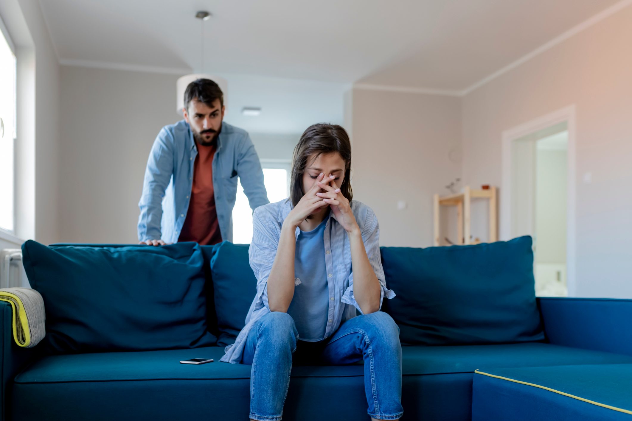 Angry Couple Having an Argument