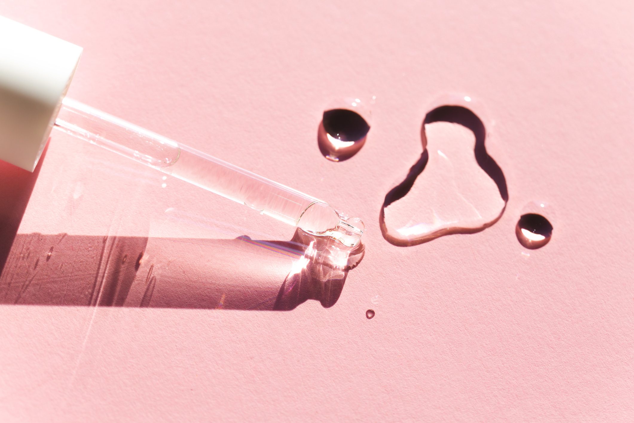 Drops Of Transparent Liquid Near Pipette